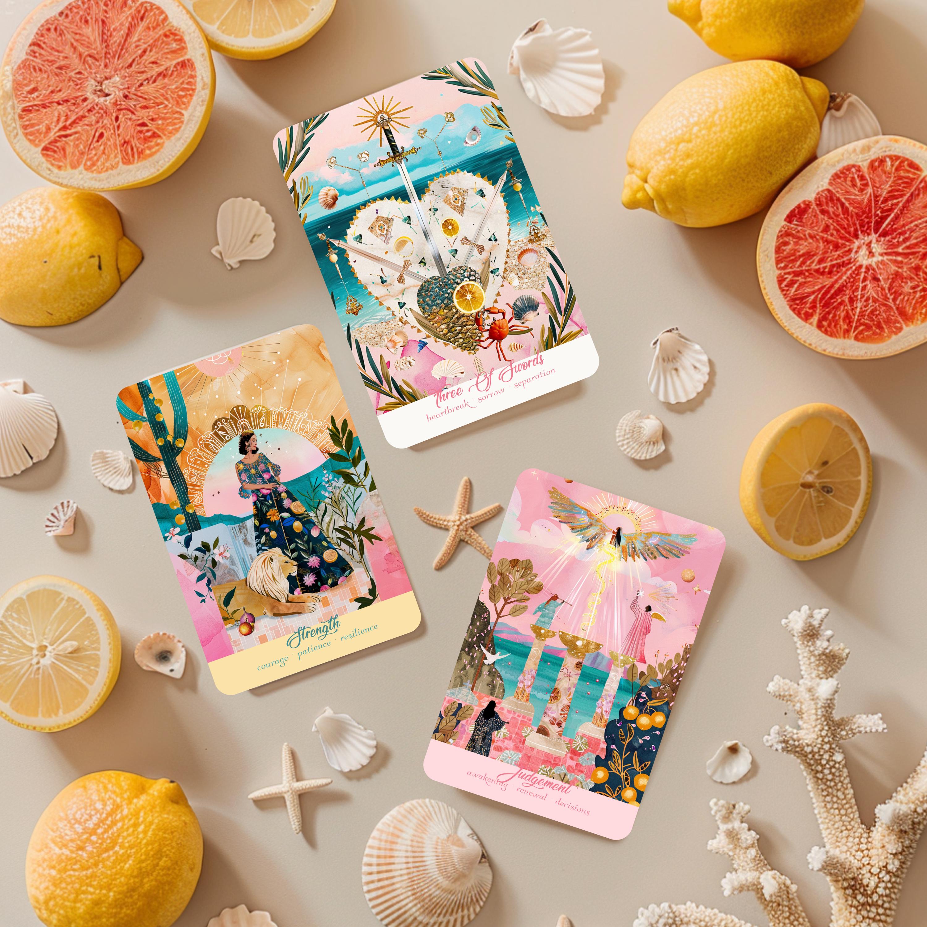 Sole Mare Tarot Deck: Mediterranean Beginner Tarot Cards with Guidebook