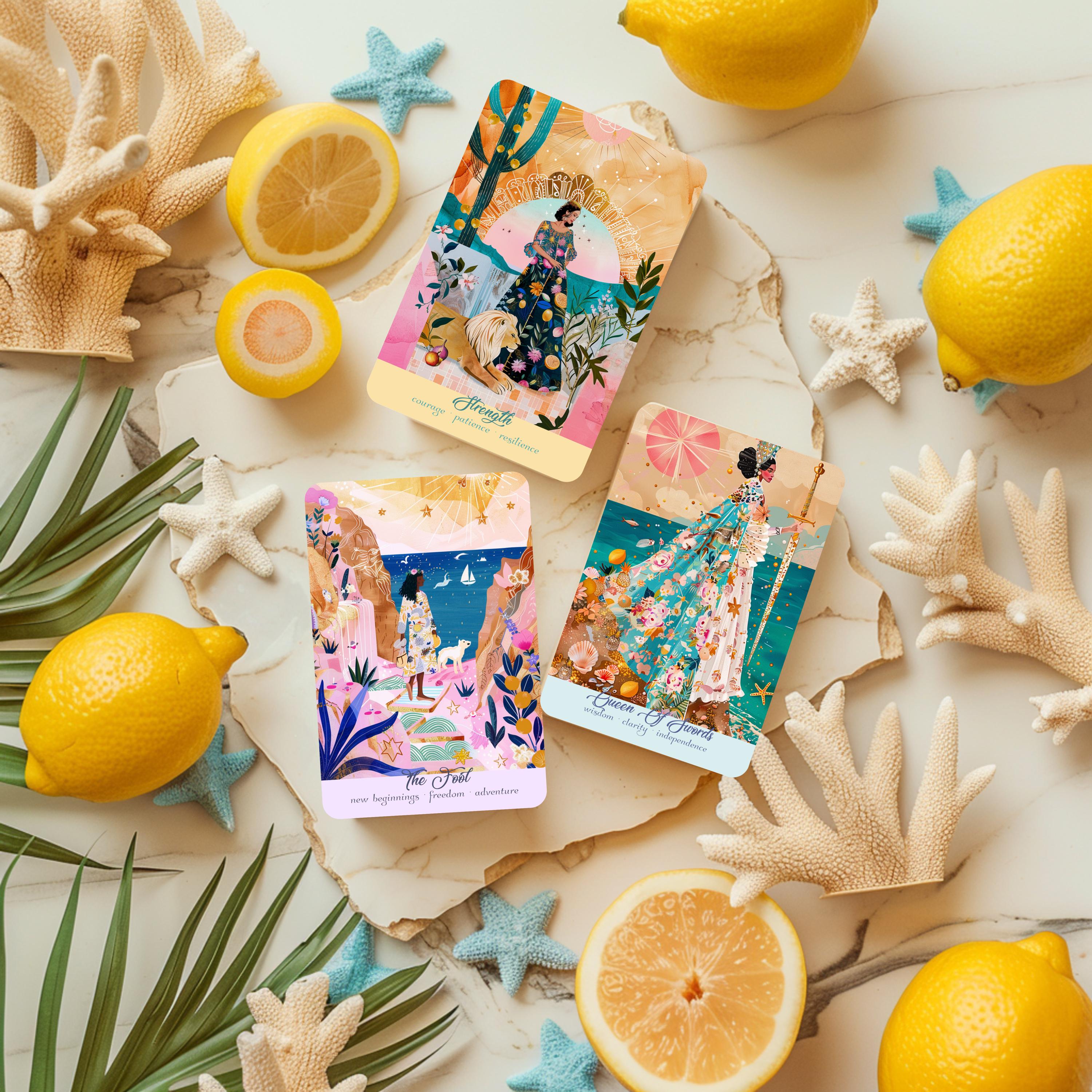 Sole Mare Tarot Deck: Mediterranean Beginner Tarot Cards with Guidebook