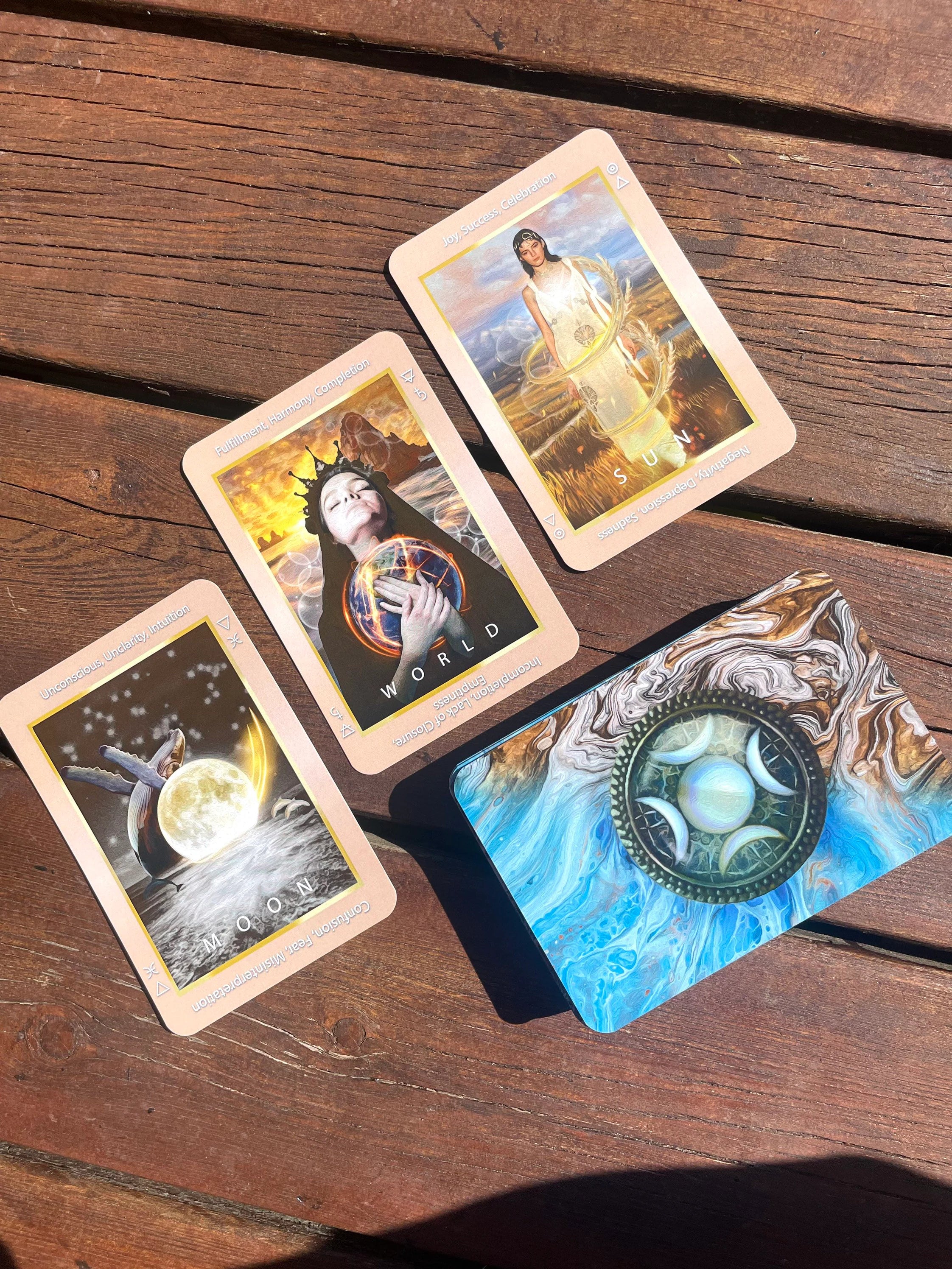 Sirius Tarot Card Deck: Beginner Divination Tools with Zodiac Symbols
