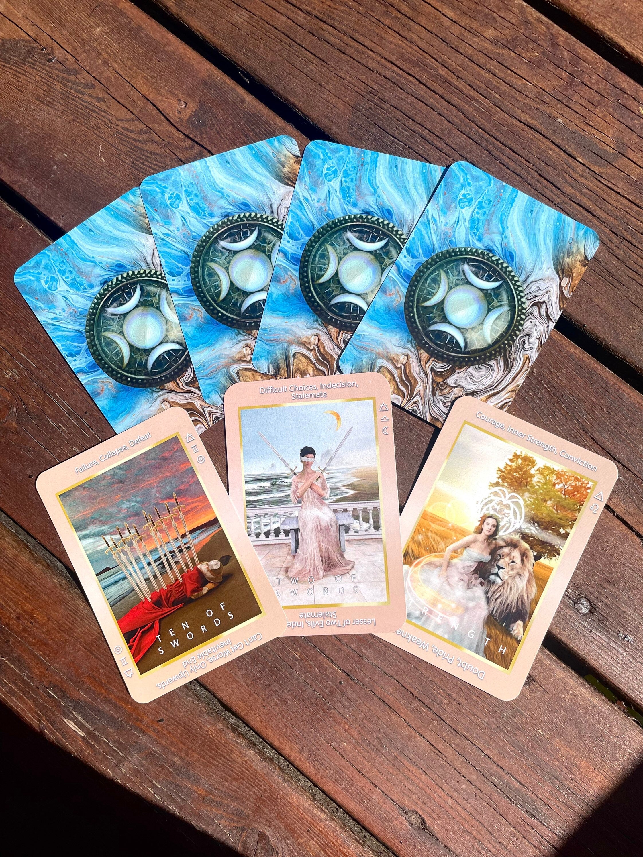 Sirius Tarot Card Deck: Beginner Divination Tools with Zodiac Symbols