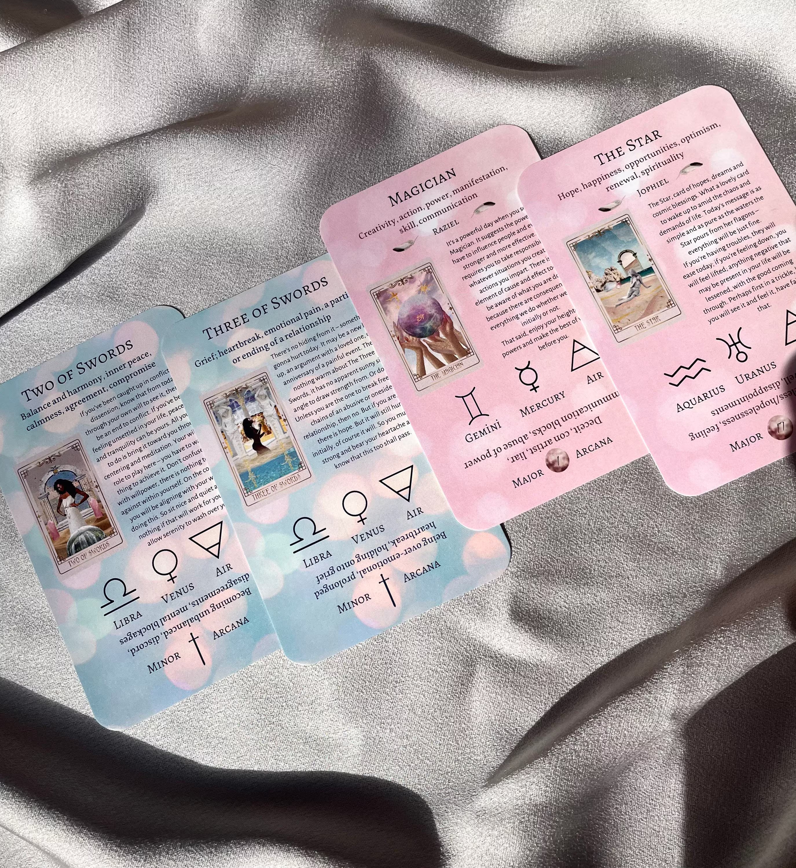 Beginner Tarot Cards with Meanings: Training Deck & Guidebook