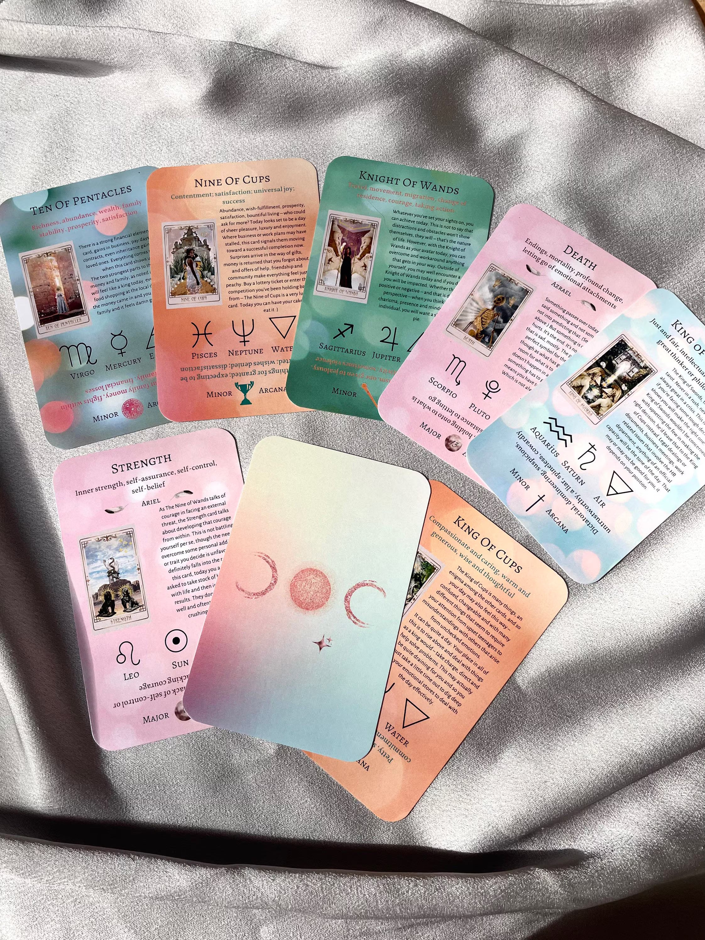 Beginner Tarot Cards with Meanings: Training Deck & Guidebook