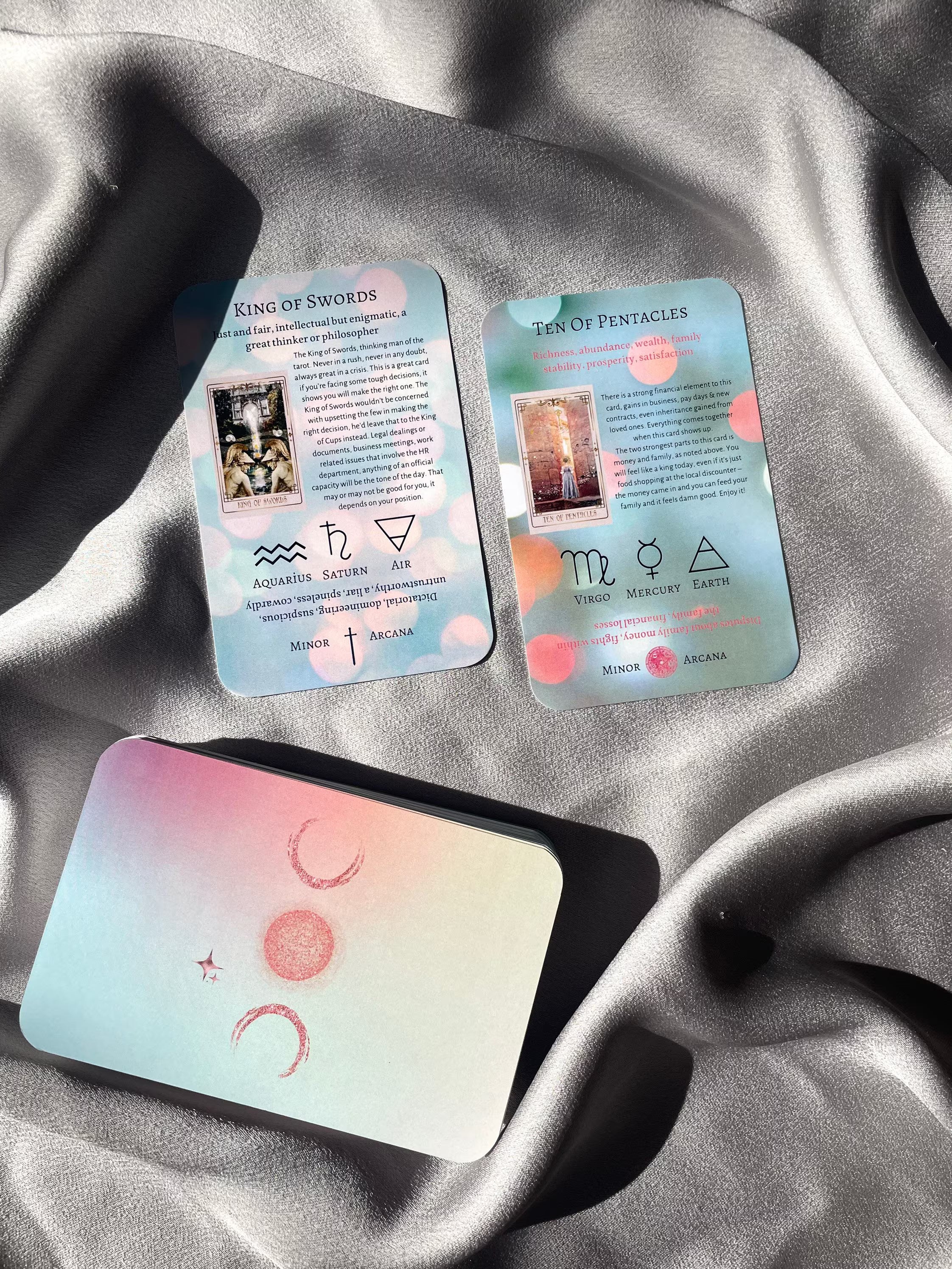 Beginner Tarot Cards with Meanings: Training Deck & Guidebook