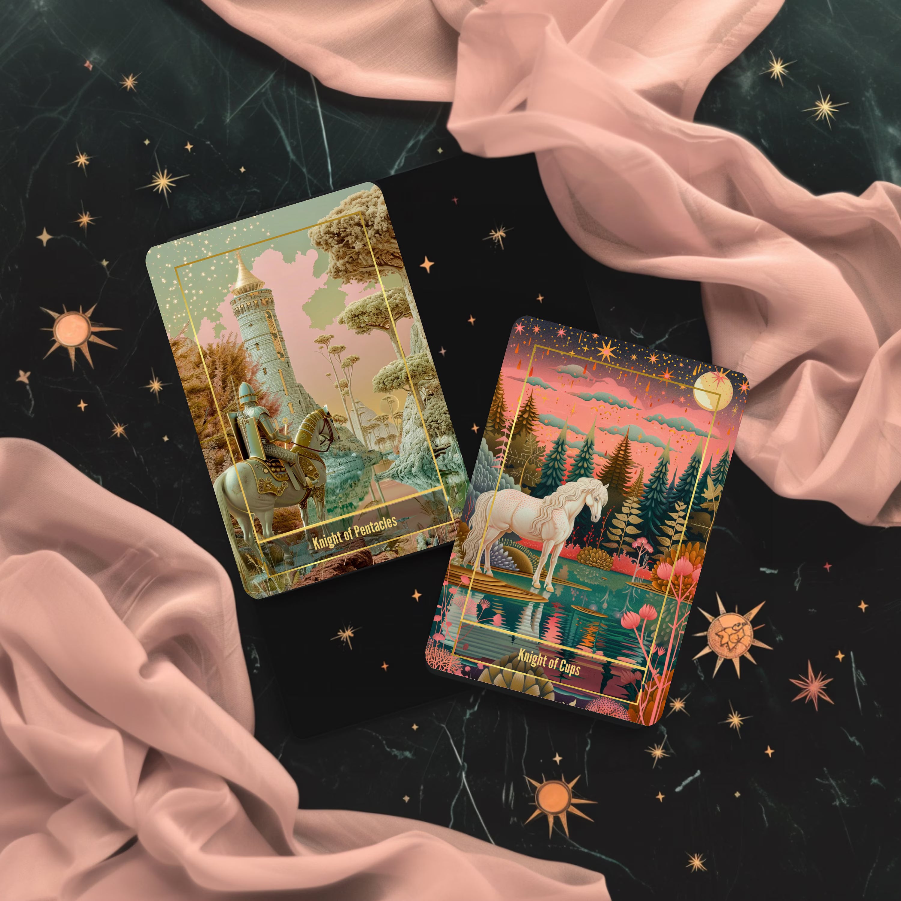 Celestial Carnival Tarot Deck: 78 Cards, Guidebook & Pouch
