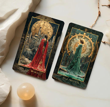 Lunar Cycle Tarot Deck: Vintage-Inspired Cards with Guidebook