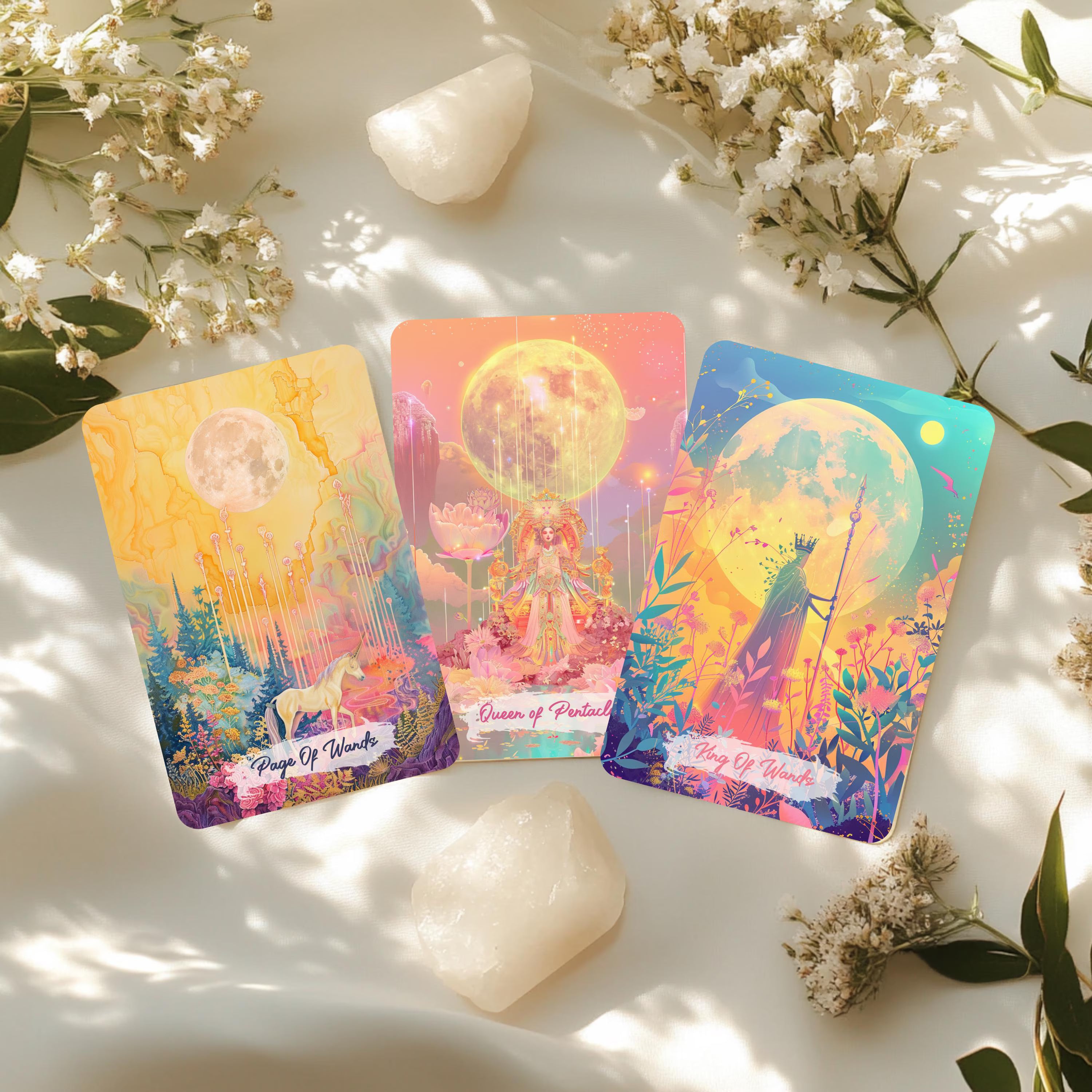 Dreamveawer's Arcana Tarot Deck with Guidebook: 78 Tarot Cards