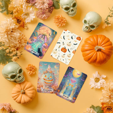 Pumpkin Glow Tarot Deck: Halloween Pastel Tarot Cards with Guidebook