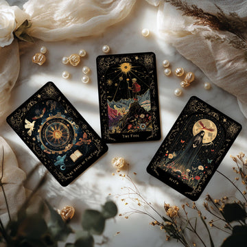 Tarot Deck, Tarot Card Deck with Guidebook, Unique Tarot Cards, Midnight Garden
