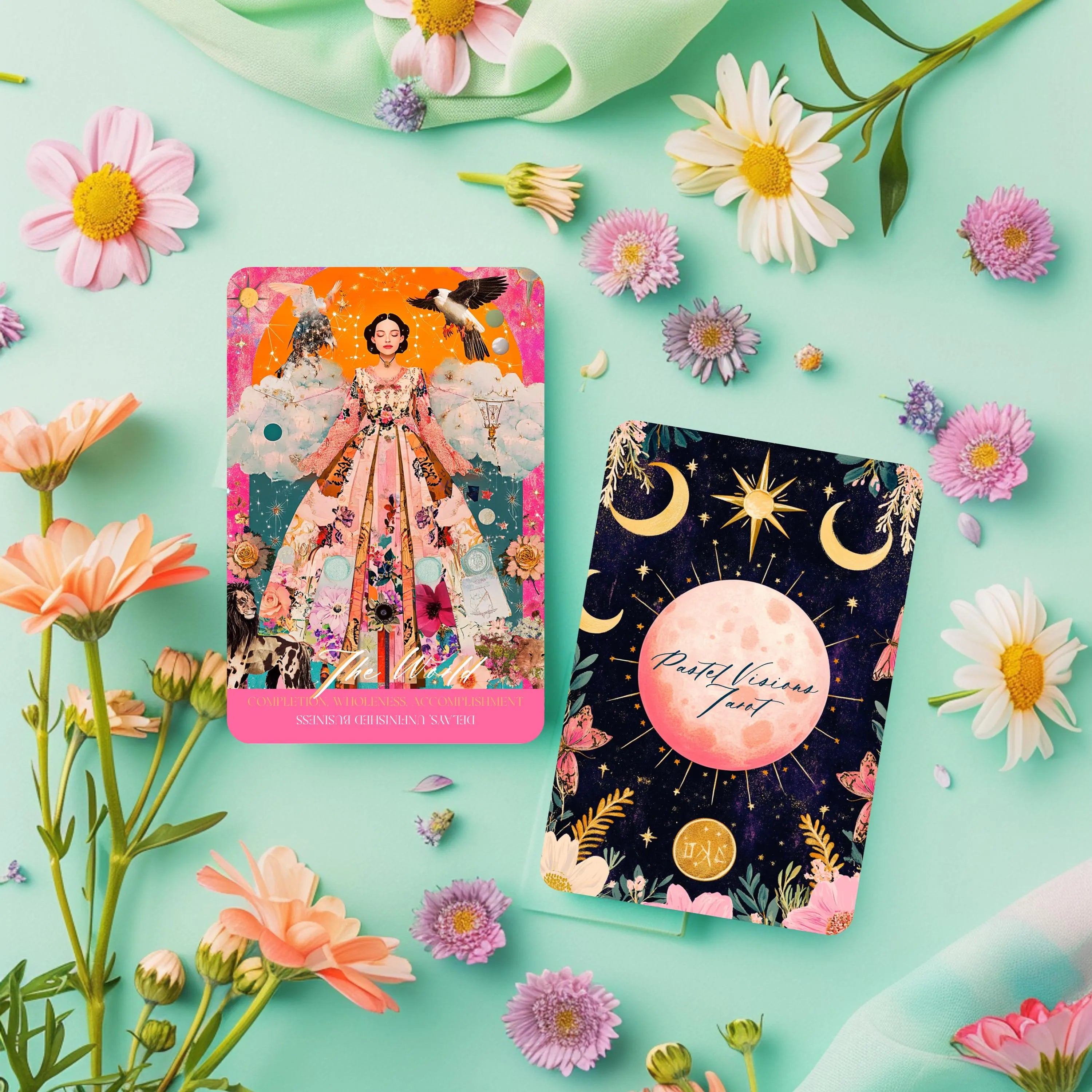 Pastel Visions Tarot Deck with Guidebook: Beginner-Friendly Intuitive Readings