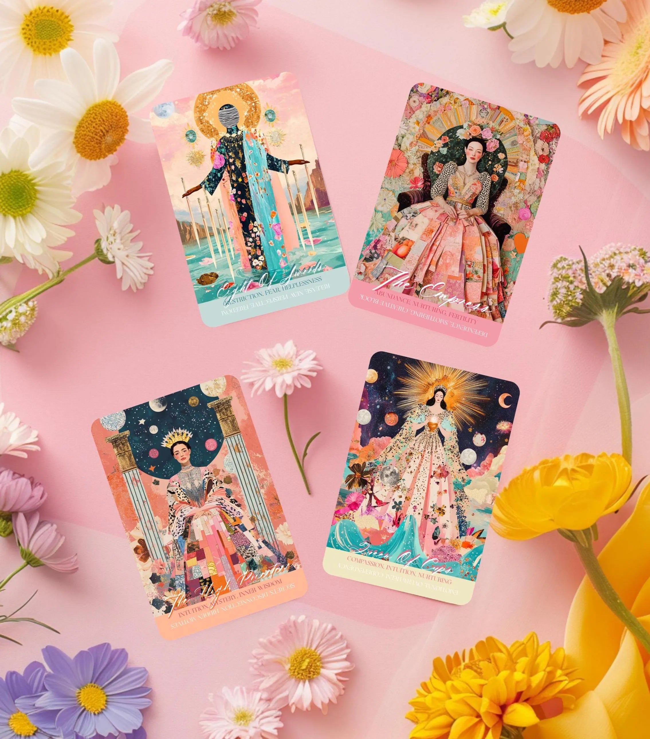 Pastel Visions Tarot Deck with Guidebook: Beginner-Friendly Intuitive Readings